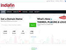 Tablet Screenshot of domain.indiafin.com